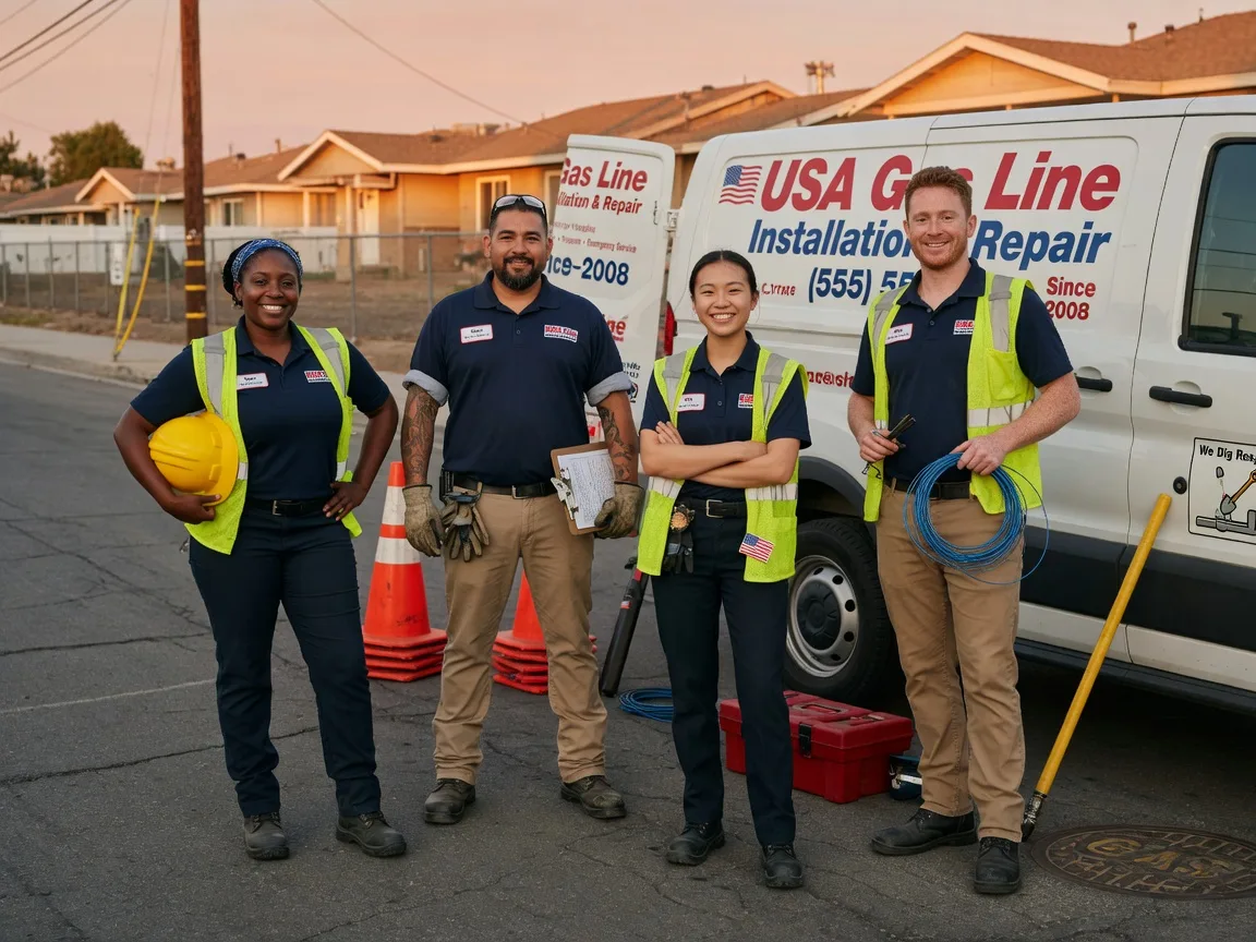 Gas Line Installation company in Poplarville, MS